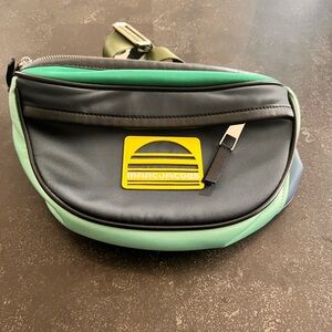 Marc Jacobs Black and Mint Belt Bag